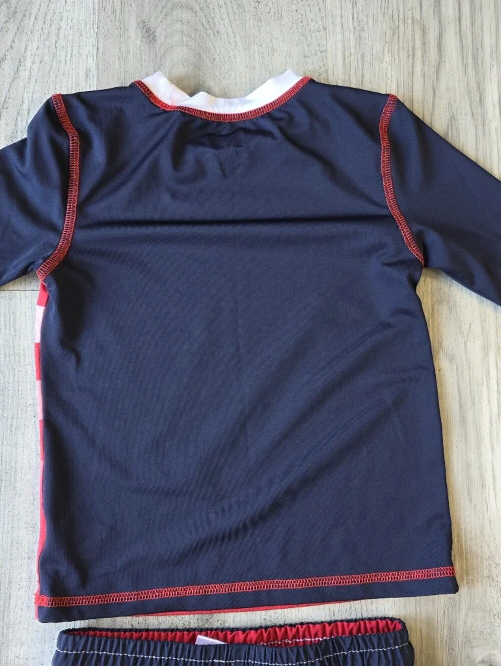 Bluey Boys 4/5 Rash Guard & Swim Trunks Set